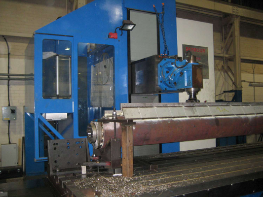 Milling Fabd on a T-Slotted table